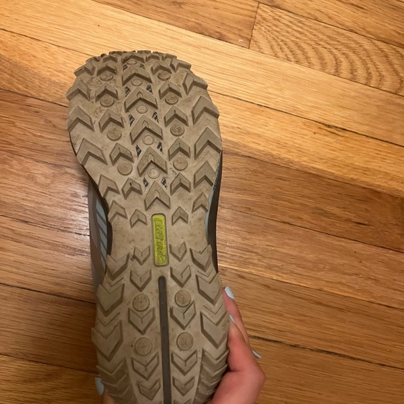 Saucony Women's Peregrine Brown and Light Blue Hiking Shoes Size 9W - Picture 8 of 11